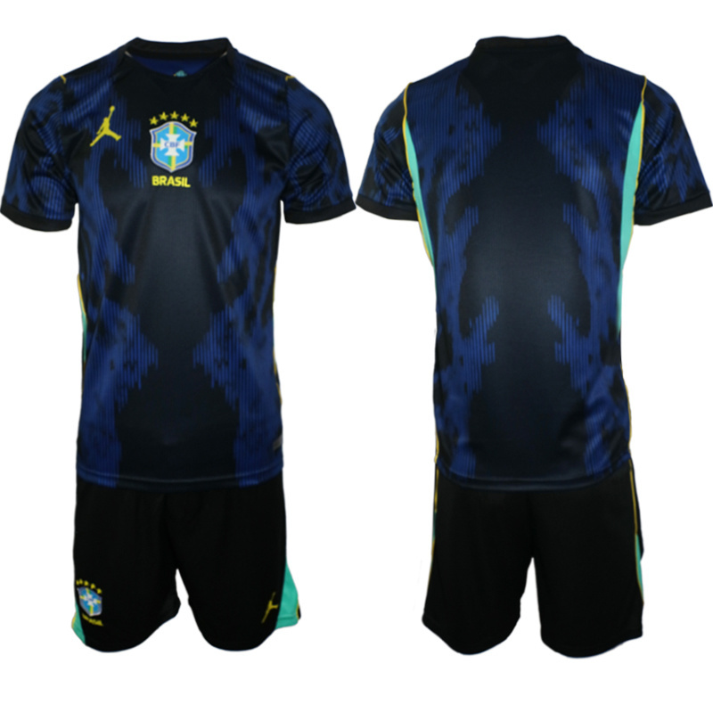 Men Brazil away style 2026 World Cup Soccer jersey